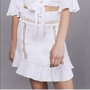 For Love & Lemons Willow Mini Skirt